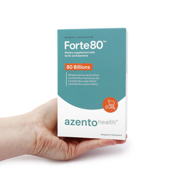 hand holding Forte80™ box