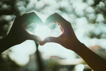 heart shaped hands 